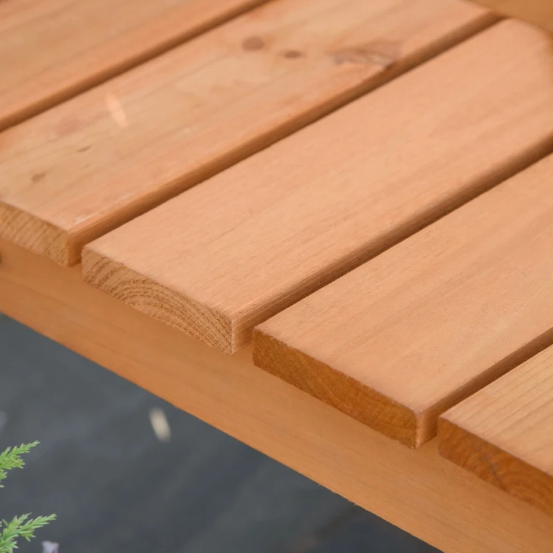 Bancuta de Gradina cu 3 locuri din Lemn de Brad Outsunny