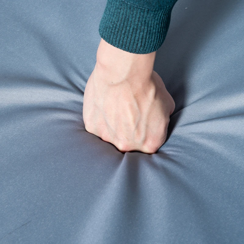 Outsunny 2-3 Seater Outdoor Garden Rattan Swing Chair with Adjustable Canopy Removable Cushion Hammock Seater Bench Bed Lounger, Mixed Grey