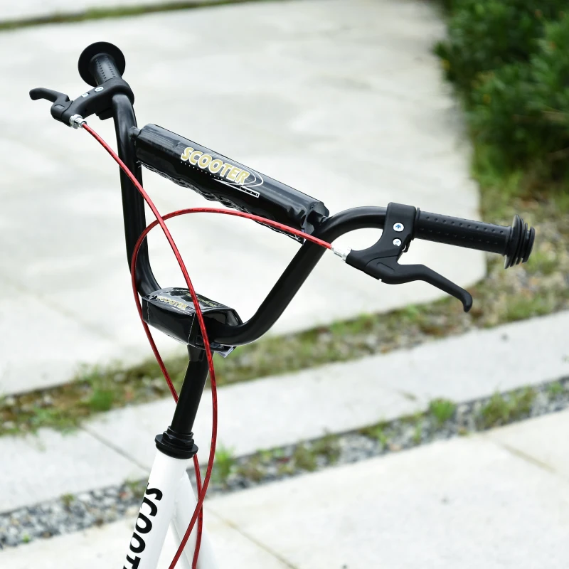 Trottinette patinette enfants grandes roues guidon réglable béquille