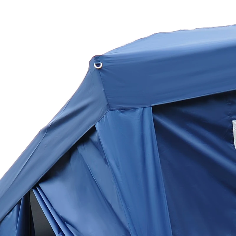 Outsunny Cort pentru gradina, 6x3x2.55 m, albastru