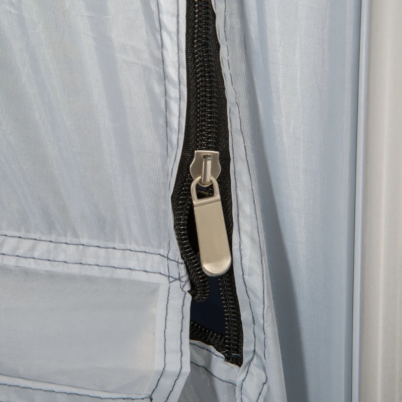 Outsunny Camping Tent, Family Tent 4-8 Person 2 Room, with Large Mesh Windows, Easy Set Up for Backpacking Hiking Outdoor, Green