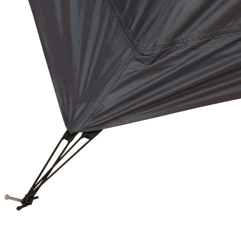 Outsunny 4-Person Outdoor Steel Frame Camping Tent Blue