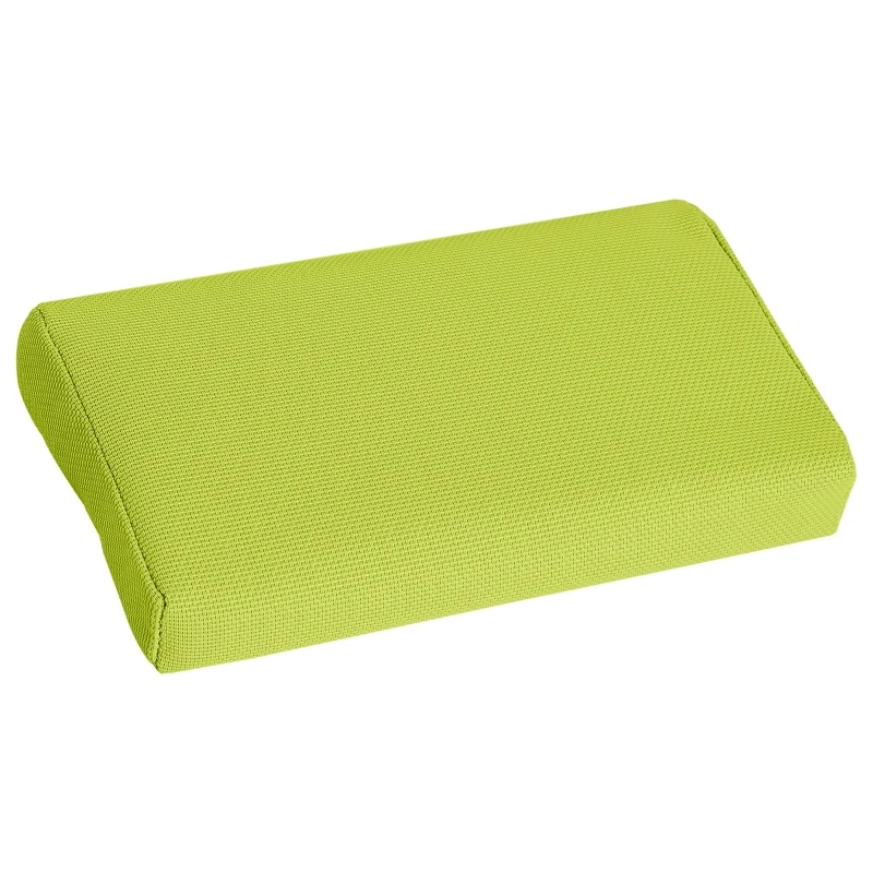 Outsunny Tumbona Mecedora de Jardín Plegable con Reposacabezas Extraíble Sillón Tumbona Ergonómica de Exterior Tela de Texteline para Patios Piscina al Aire Libre 80x154x84 cm Verde