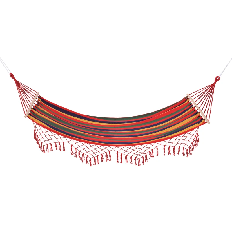 Hangmat 2 x 1 m staande hangmat weerbestendig UV-bestendig buiten tot 120 kg