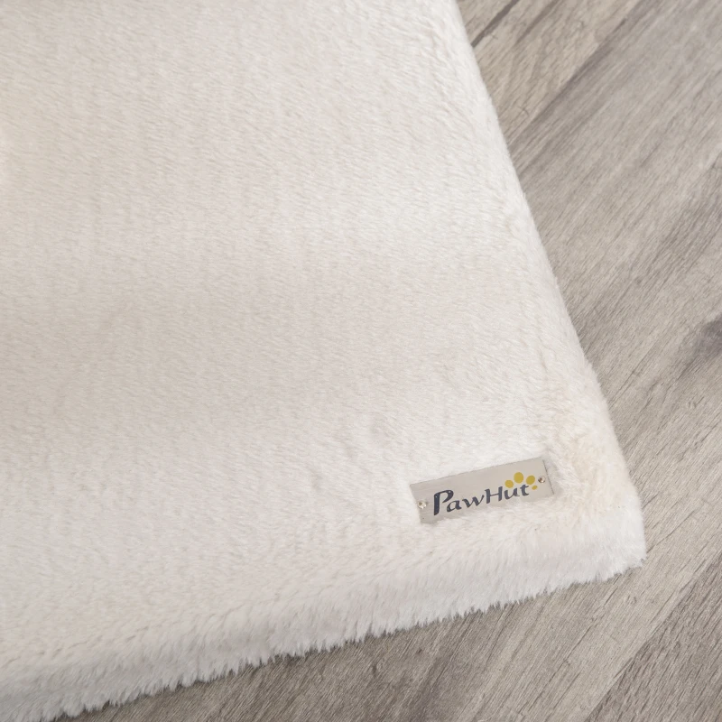 PawHut Árvore Arranhador para Gatos Pequena Altura 66cm Torre de Escalada para Gatos com Caverna de Junco Cama Superior Almofadas Poste Arranhador de Sisal e Bola Suspensa Creme e Natural