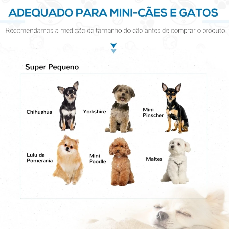 PawHut Cama para Cães de Vime Cama de Vime para Gatos Cães com Almofada Lavável 57x46x17,5cm Cinza