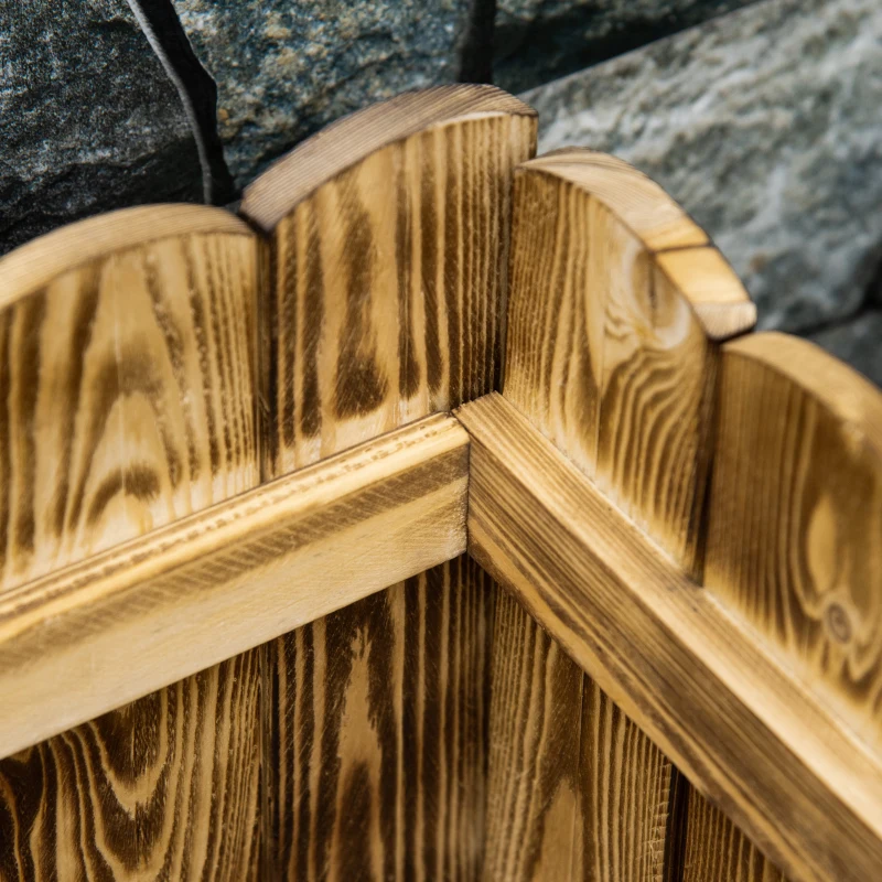 Outsunny verhoogd bed plantenbak kruidenbed plantenbak groente bloembed bloembak vurenhout (model 4)