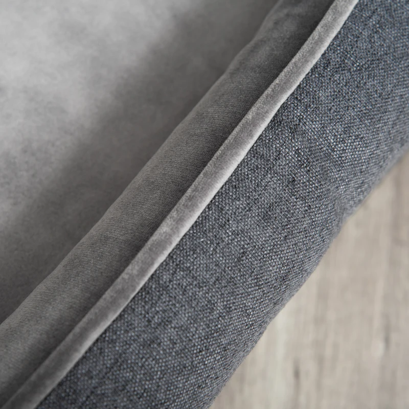 PawHut huisdier bed hondenmat hondenkussen hondenmatras hoes afneembaar wasbaar hondenbed huisdier bed hondenbank huisdier bed voor kleine honden katten traagschuim grijs 75 x 60 x 20 cm