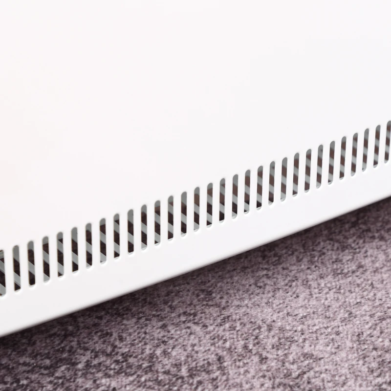 HOMCOM kachel luchtverhitter 2180 W elektrische kachel LED-licht met 3 niveaus warm 24-uurs timer kachel verwarming warmte staal kunststof wit 60 x 18.5 x 39.5 cm(m-7)