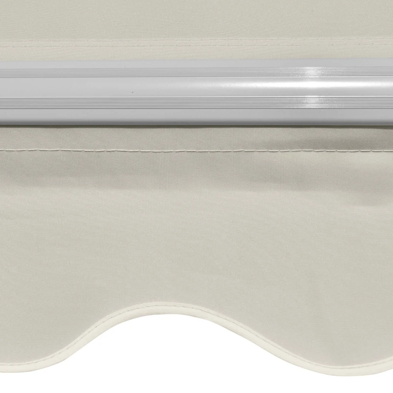 Outsunny perdea soare, rulou exterior, aluminiu, 70 x 120 cm, bej