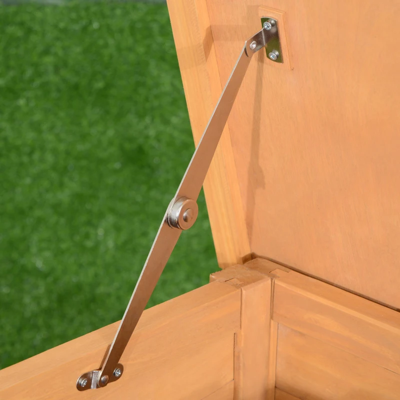 PawHut cuibar gaini, multifunctional,190×81×103cm, lemn