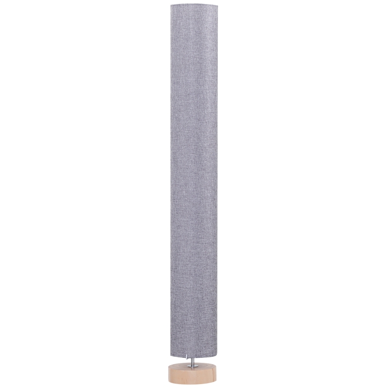 HomCom Lampa de Sol a Stelo cu Tulpina Lampa pentru Salon cu Abajur de Stofa 15x15x120cm