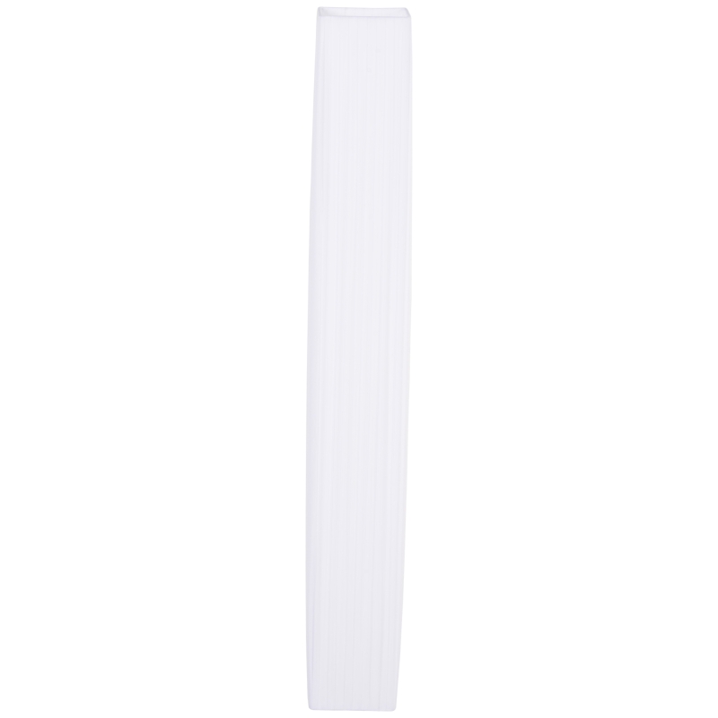 HOMCOM Lampă de Podea cu Design Modern pentru Living, 14x14x120 cm, Alb