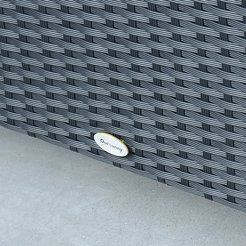 Outsunny stolik ogrodowy 85 cm x 50 cm x 39 cm