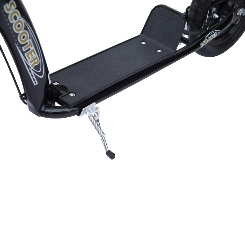 HOMCOM Teen Push Scooter Kids Children Stunt Scooter w/ 12" EVA Tyres, Black