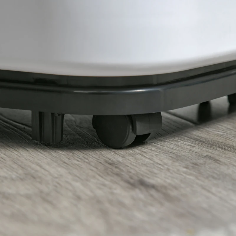 HOMCOM Deumidificatore da 25L 3 Modalità e 2 Velocità Timer 24h Design Silenzioso 33.5x23x57cm Bianco