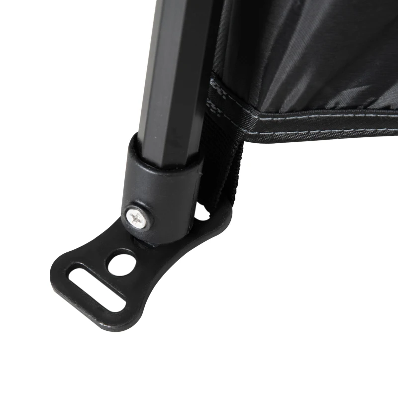 Outsunny Namiot prysznicowy dla 2 osób z torbą transportową, 3 drzwi, 2 okna, do kempingu, szatnia, jasnoszary+szary