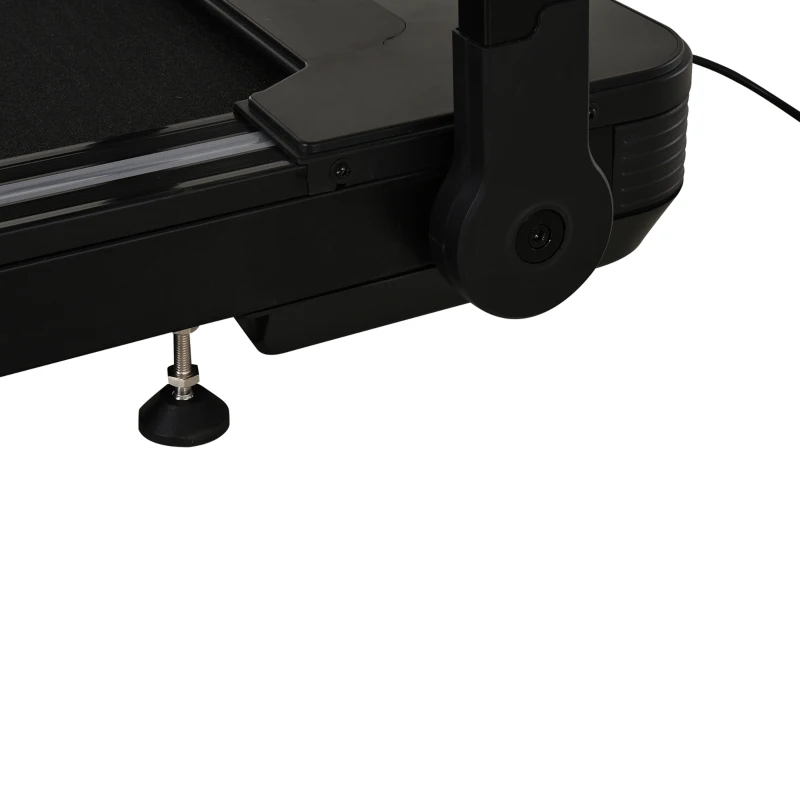 HOMCOM Tapis électrique de course pliable 1-12 Km/h 600 W écran LED multifonction 12 programmes noir