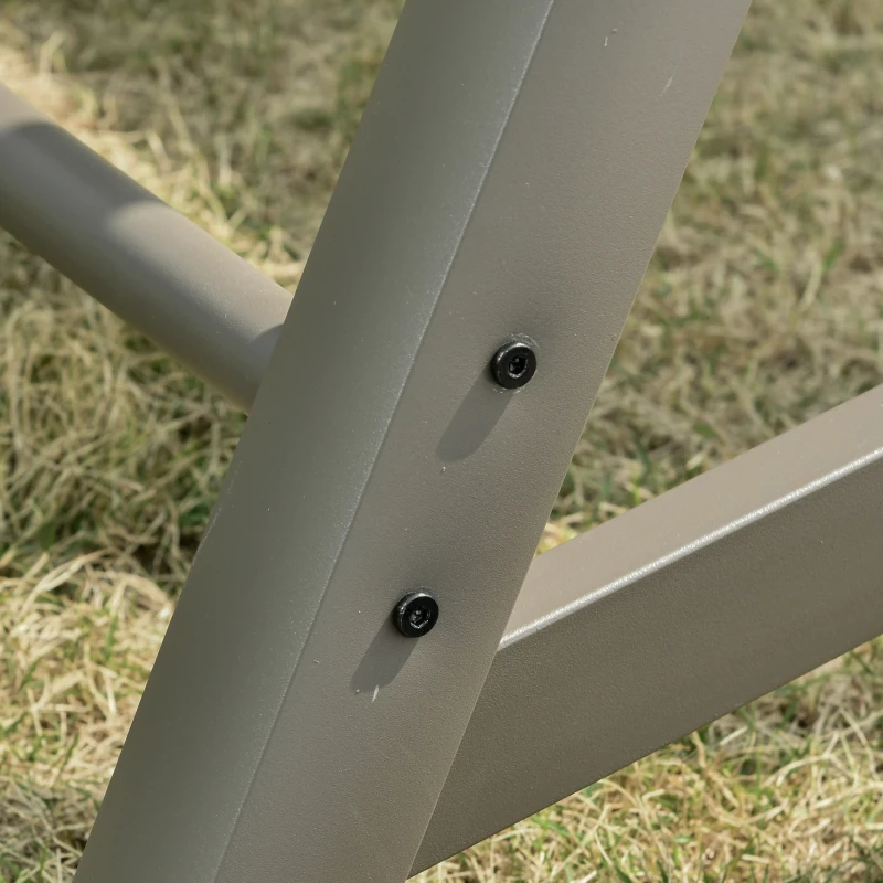 Outsunny 3-zits rotan Hollywoodschommel