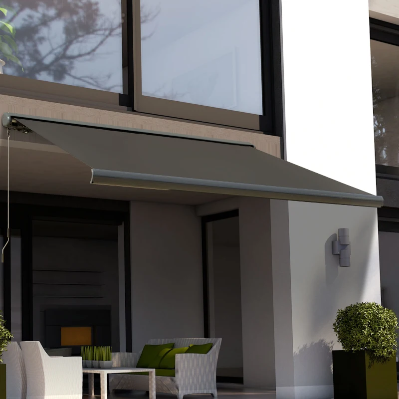 Outsunny elektrische luifel met afstandsbediening