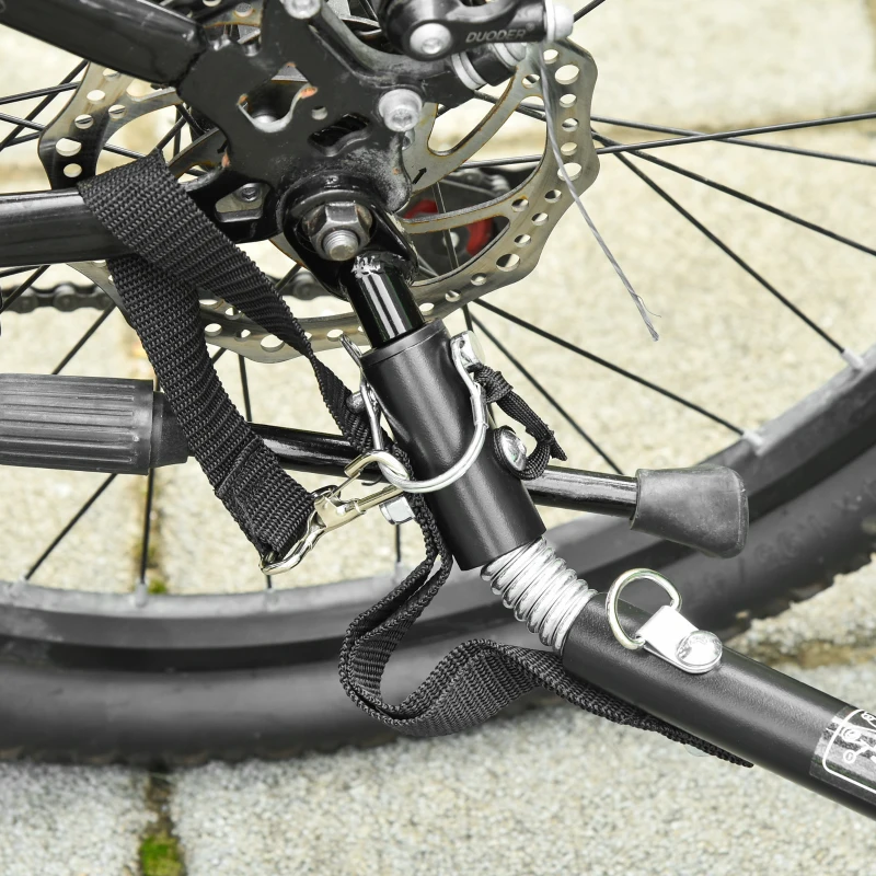 PawHut 2-In-1 Dog Bike Trailer Pet Stroller Pushchair with Universal Wheel Reflector Flag Green