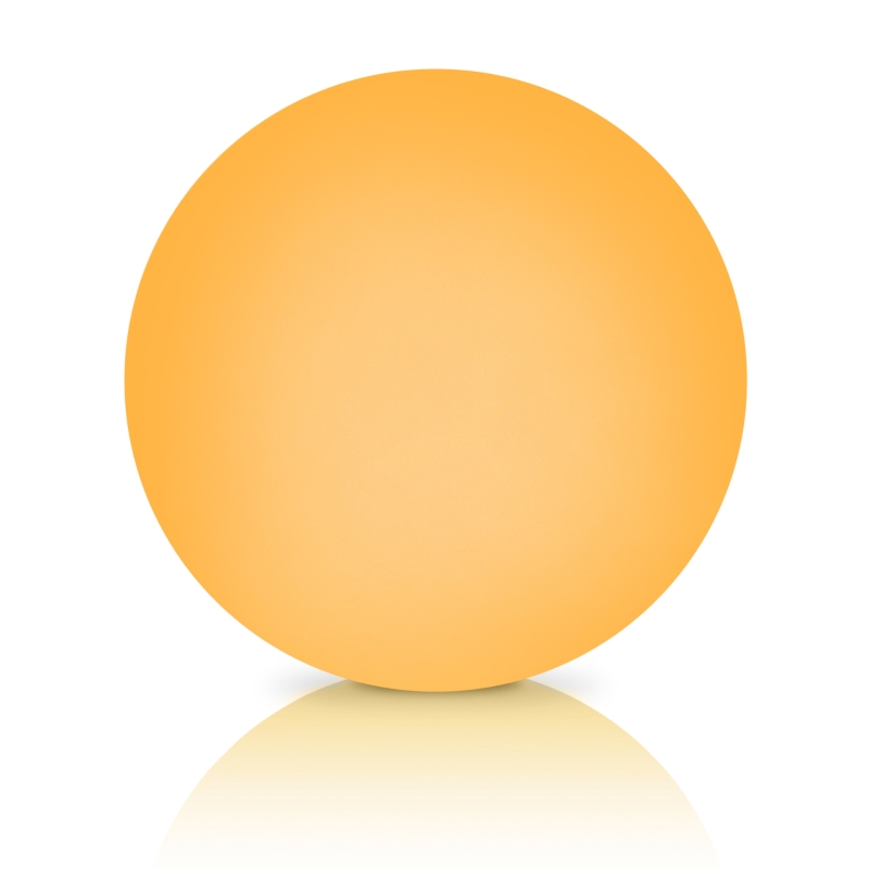 HOMCOM 16 RGB LED Ball Light, Colour Changing Mood Lamp (Globe Shape) with Rechargeable Battery, Remote Control - φ30 cm