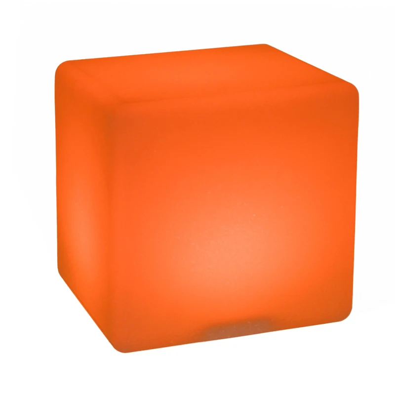 HOMCOM 30cm Cube LED Light 16 RGB Color Changing & 4 Lighting Effects IP54 Certificated Waterproof w/ Remote Control Versatile Use For Indoor Outdoor