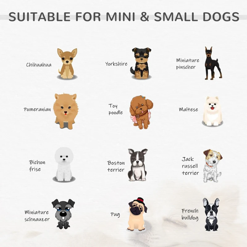 PawHut canapea pentru caini, 73.5x41x33 cm, gri