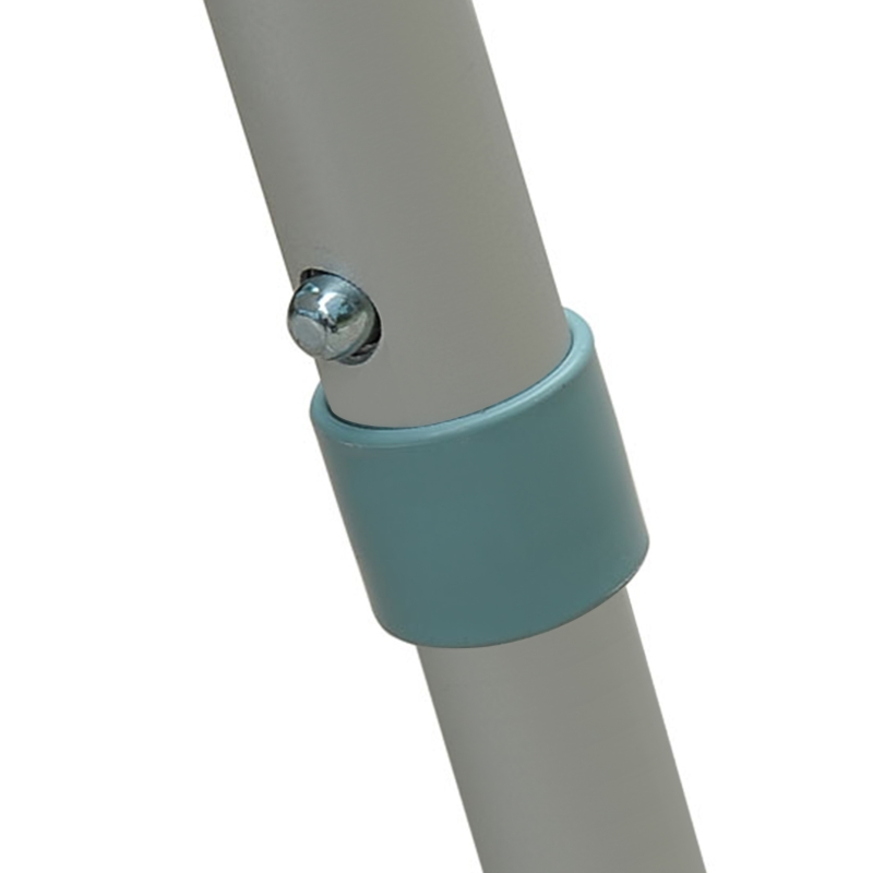 Outsunny® opklapbare kampeertafel, in hoogte verstelbare koffertafel 120 x 60 cm, klaptafel, picknicktafel, eettafel, aluminium