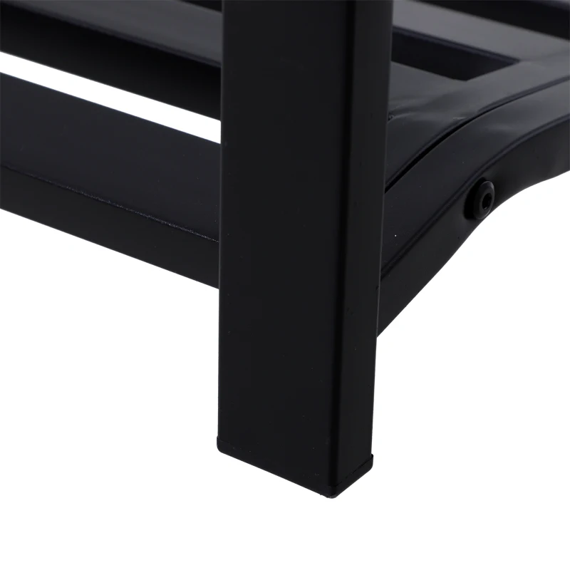 Outsunny Balansoar Suspendat de Gradina din Metal Negru