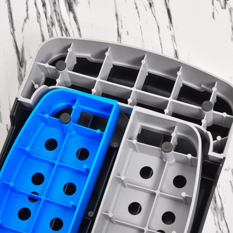 HOMCOM Step para Exercício Aeróbico Plataforma Step com Altura Ajustável em 3 Níveis com Carga Máxima 150kg para Exercício em Academia Casa 80x31x10-20cm Azul