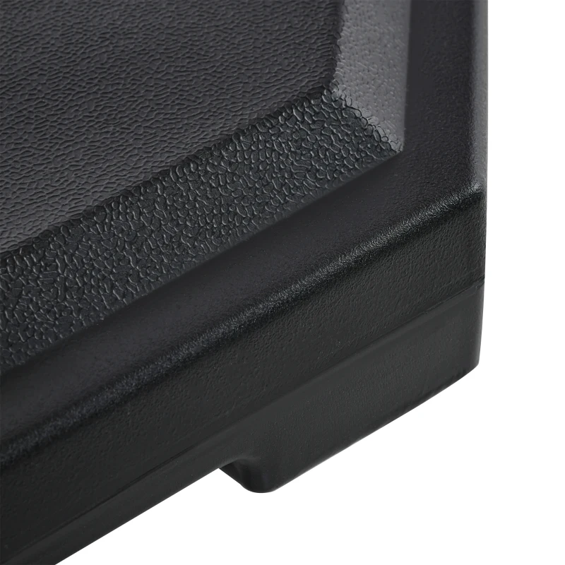 Outsunny Baza pentru Umbrela de Gradina cu Baza in forma de Cruce Set 4 Tigle