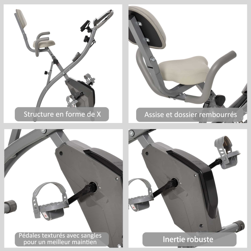 bicyclette magnétique verticale fiche de montage en français