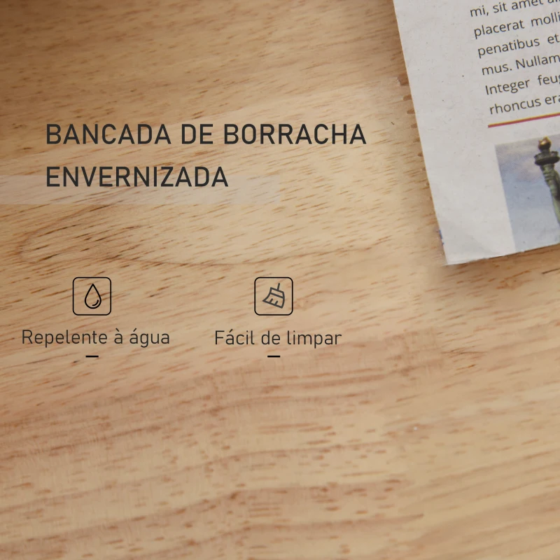 HOMCOM Carrinho de Cozinha Auxiliar com Rodas Carrinho de Cozinha com 2 Gavetas Armário de Armazenamento Prateleira Interior Ajustável 3 Suportes para Temperos e Barra de Pendurar 89x45x89,5cm Branco