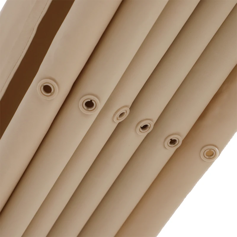 Outsunny Foisor Acoperis de Gradina Parasolar Retractabil Rama Neagra Perdea Bej 350 x 350 x 230cm