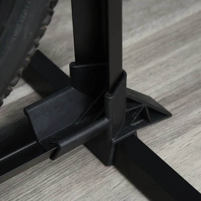 HOMCOM suport pentru biciclete, 66x56x63-73.5cm, negru