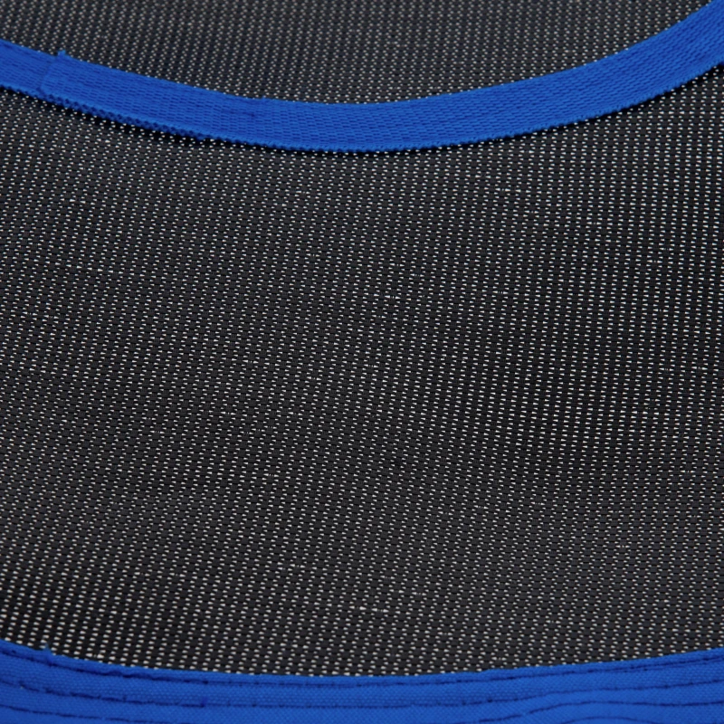 Outsunny Baloiço com Tenda Infantil Baloiço Ninho com Porta Enrolável e 2 Janelas de Malha para Crianças e Adultos Carga Máxima 200kg Interior e Exterior Ø100x180 cm Preto e Azul