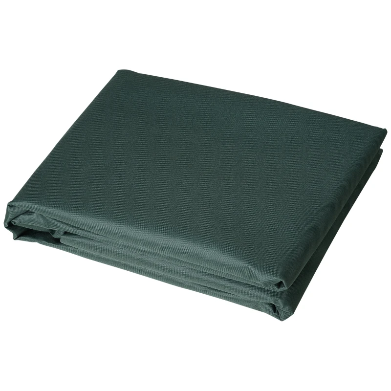 Outsunny Capa para Móveis de Jardim Capa Protetora para Baloiços de Exterior com Zíper 205x124x164cm Verde