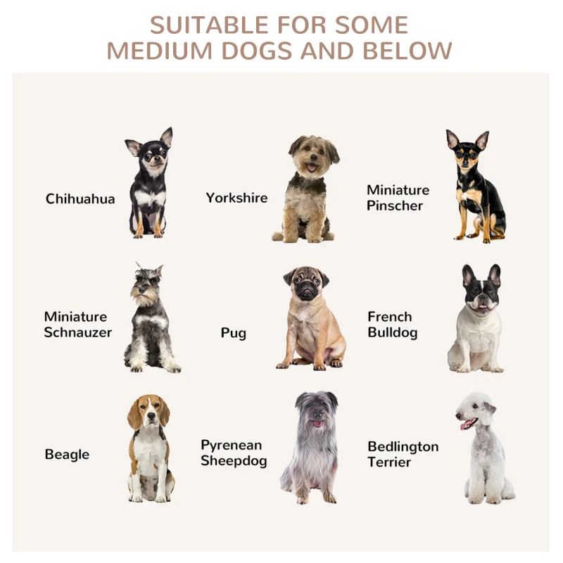 PawHut Steel Dog Crate Small Medium Dog Kennel Two Doors Tray Large Top Pet Cage 76L x 48W x 53H cm, Black