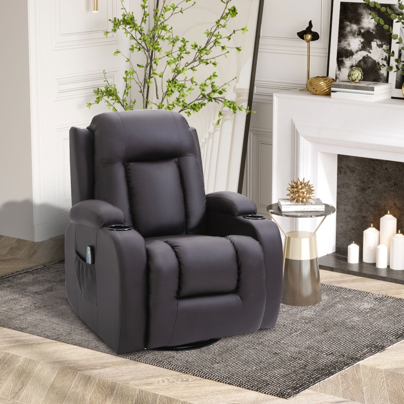 Fauteuil pivotant inclinable et repose-pieds Marseille Fauteuil pivotant inclinable et repose-pieds Marseille