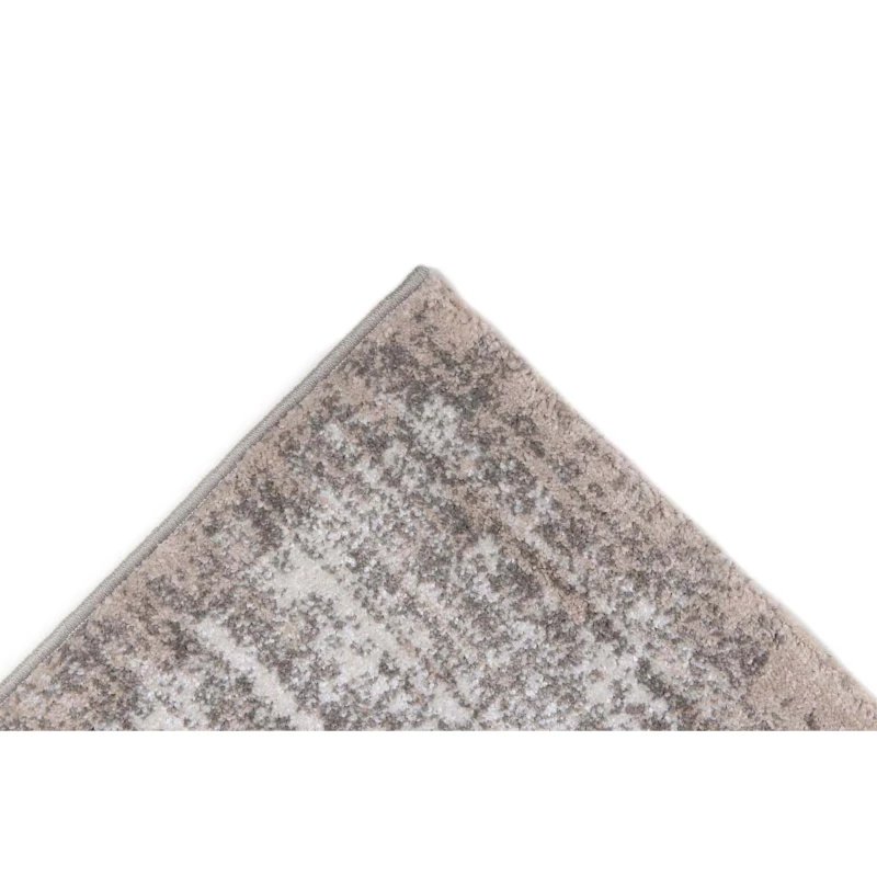 HOMCOM Teppich Kurzflor Beige 190 x 133 x 1 cm