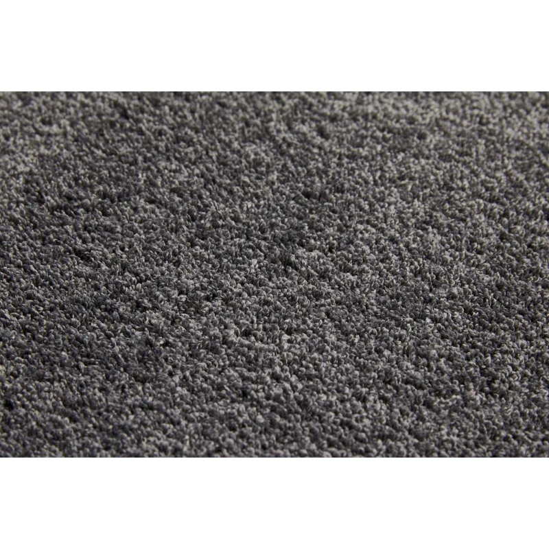 HOMCOM Teppich Kurzflor Dunkelgrau 150 x 80 x 1,3 cm