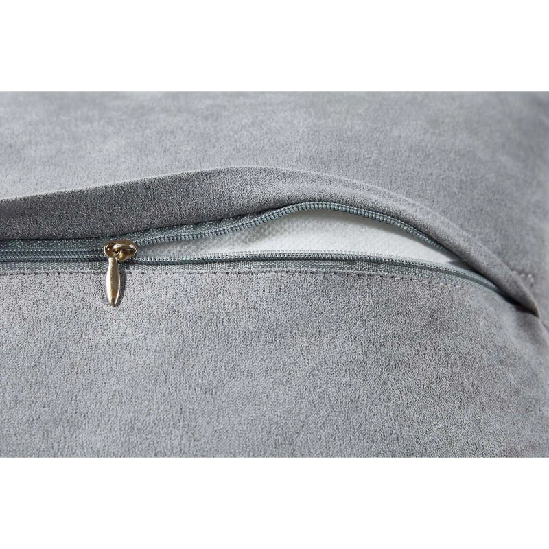 HOMCOM Kissen Kunstfell mit Füllung Gelb 40 x 40 x 10 cm