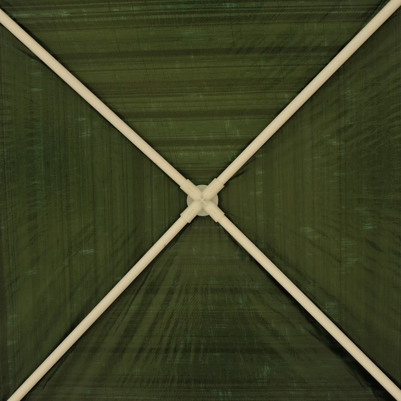 Outsunny 2.7m x 2.7m Garden Gazebo Marquee Party Tent Wedding Canopy Outdoor(Green)