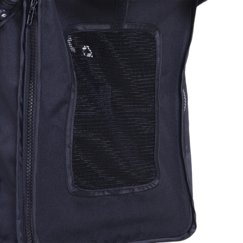 PawHut Carrinho para Animais de Estimação Dobrável para Cães com Capô Ajustável Cesta de Armazenamento e Rodas com Freio Tecido Oxford Estrutura de Aço 74x46x94cm Preto