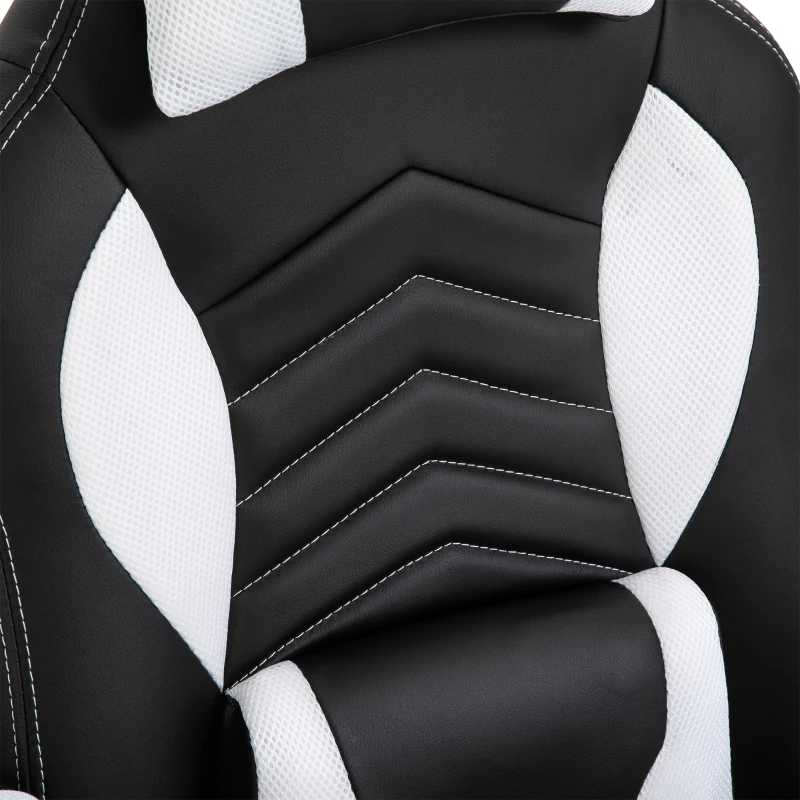 HOMCOM krzesło biurowe, krzesło obrotowe, fotel do masażu, z funkcją masażu, z funkcją ogrzewania