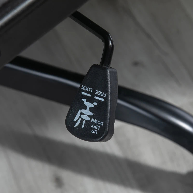 Krzesło biurowe z regulacją wysokości Krzesło do biurka Krzesło obrotowe PVC + pokrowiec z siatki, czarne