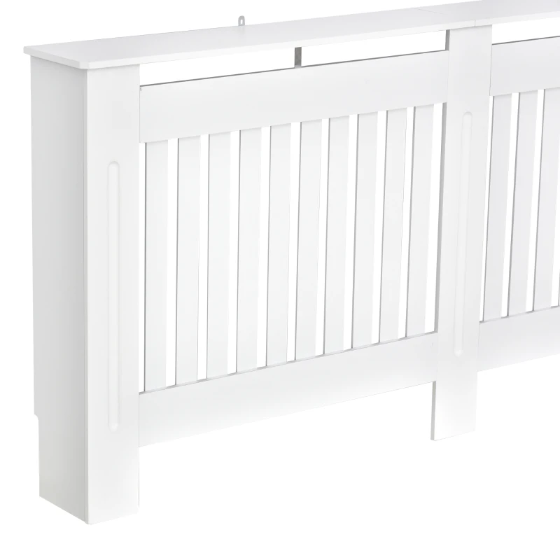 Homcom Masca Calorifer 172×19×81 cm – MDF Alb, Design Elegant & Practic(m-9)