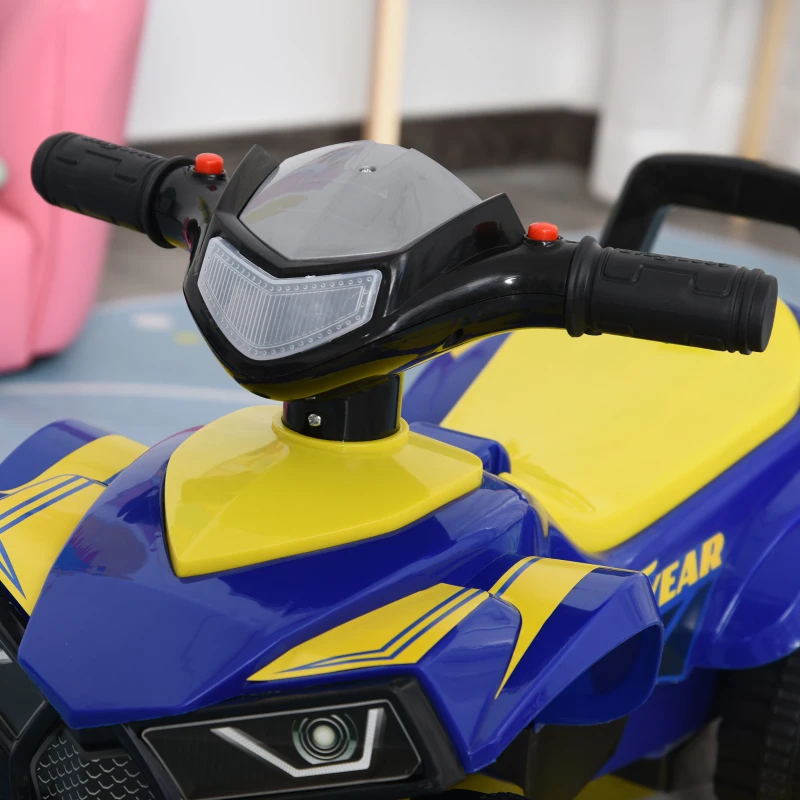 HOMCOM loopauto voor kinderen Kinderauto kindervoertuig licht muziek blauw