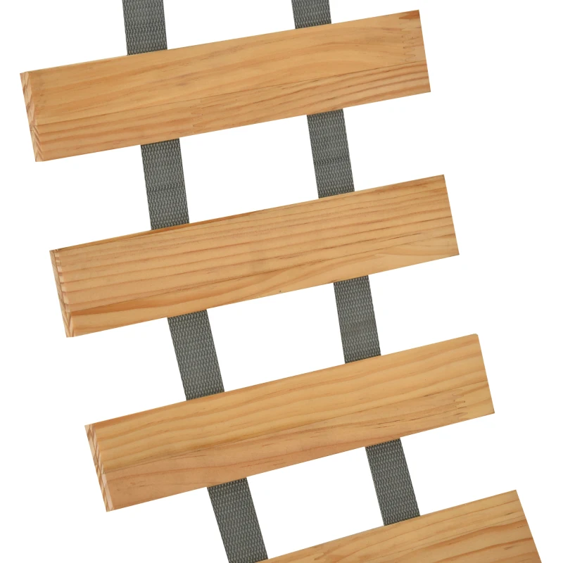 PawHut Kletterwand für Katzen Wandkratzbaum Katzenbaum Kletterbaum für Katzen Mehrstufiges mit Leiter Pilaster Gelb Höhe 156 cm